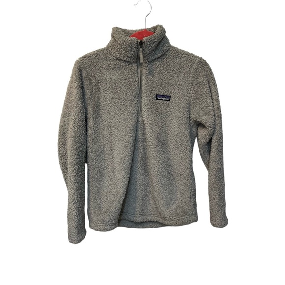 Patagonia Los Gatos 1/4 zip fleece Salt Grey S Pullover Hiking High Pile - Picture 12 of 12